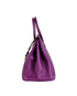 Birkin 35 In Epsom Anemone, &pound;8,800, Handbags, Purple, Leather, Bottom view